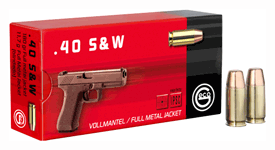 GECO AMMO .40SW 180GR. FMJ