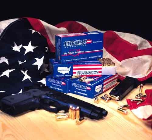 Ultramax Ammo 380 ACP 115 Gr RNL 50/bx