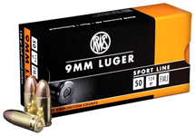 RWS AMMO SPORT 9MM LUGER - 10010 RWS AMMO SPORT 9MM LUGER - 10010