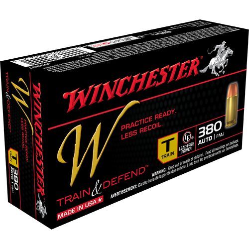 Winchester AMMO TRAIN & DEFEND .380 AUTO LF