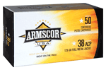 ARMSCOR AMMO .38 SUPER 50RD - 50050 ARMSCOR AMMO .38 SUPER 50RD - 50050