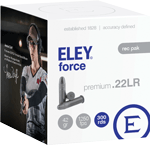 ELEY FORCE .22 LR 300RD REC PACK - 02430 ELEY FORCE .22 LR 300RD REC PACK - 02430