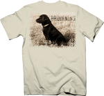 Browning MENS T-SHIRT BLACK LAB