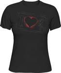 Browning WOMENS T-SHIRT I HEART