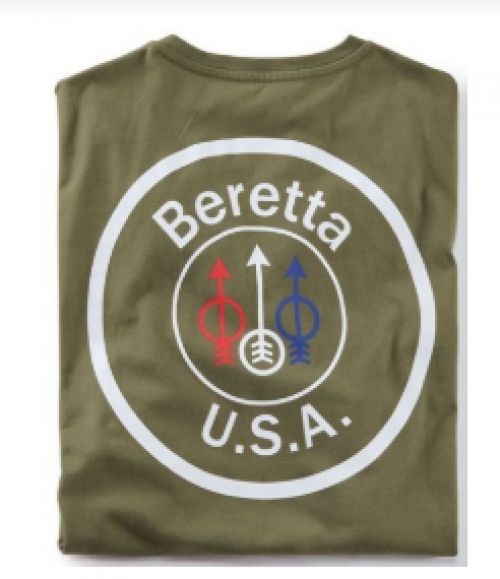 BERETTA T-SHIRT USA LOGO X-LARGE OD GREEN