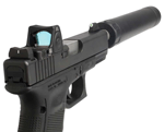 XS DXW Big Dot Suppressor Height for Glock Tritium Handgun Sight - GL0004S3