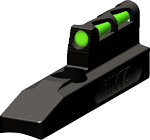 Hi-Viz LiteWave Ruger 22/45 Lite Red/Green/White Fiber Optic Handgun Sight - RG2245LLW01