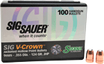 SIE 9MM 124GR JHP V-CROWN.355 100/BOX - 9924 SIE 9MM 124GR JHP V-CROWN.355 100/BOX - 9924