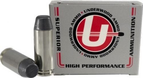 Underwood Ammo, 10mm 200 Grain, Hard Cast Flat Nose, 20/Box