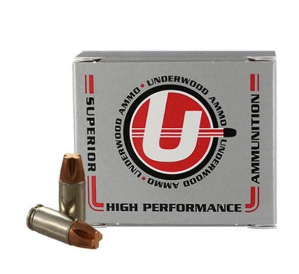 UNDERWOOD AMMO 9MM +P 115GR.