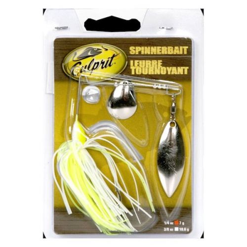 CUL SPINNERBAIT 1/4OZ CHT/WHT