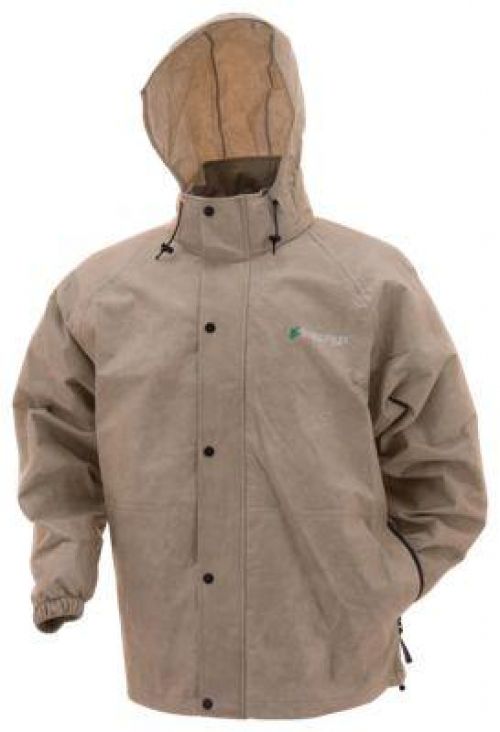 FT C50 PRO ACTION RAIN JACKET-KHAKI MEDIUM