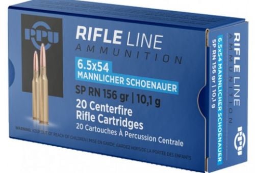 PPU AMMO 6.5X54 MANN SHOENAUER
