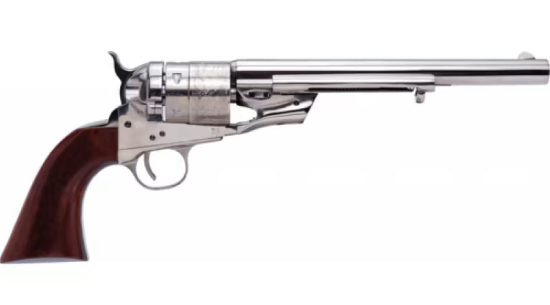 Cimarron 1860 Richards-Mason Stainless 45 Long Colt Revolver