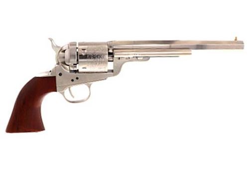 Cimarron 1851 Richards-Mason Nickel/Walnut 7.5 38 Special Revolver