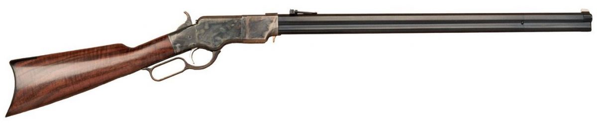 Cimarron 1860 Henry .44-40 Cal Blued Steel Frame - Walnut