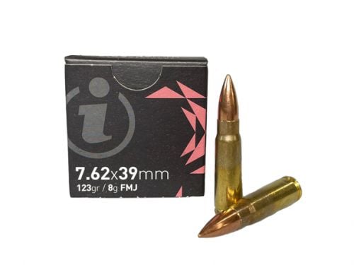 IGMAN  7.62x39  Ammo Full Metal Jacket 123gr  15rd box