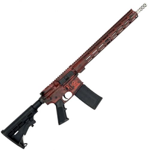 GLFA Battleworn 16 Red 223 Remington/5.56 NATO AR15 Semi Auto Rifle