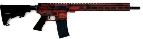 GLFA Battleworn 30rd 16 Red 223 Remington/5.56 NATO AR15 Semi Auto Rifle