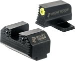Night Fision Optics Ready Stealth Series for Springfield Hellcat Green/Yellow Tritium Handgun Sight