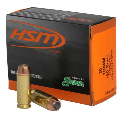 HSM 10MM AUTO 180GR HORNADY