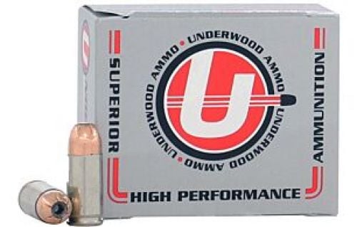 Underwood Sporting Jacketed Hollow Point 45 ACP+P Ammo 185 gr 20 Round Box