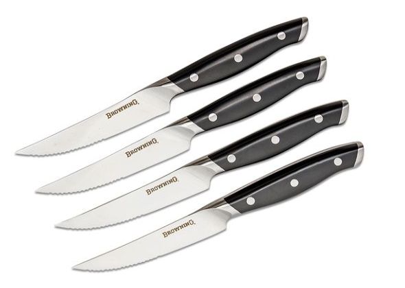 BROWNING STEAK KNIFE SET 4PC