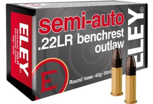 ELEY OUTLAW .22 LR 42GR SEMIAUTO