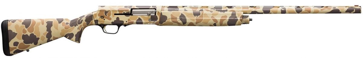 Browning A5 Sweet 16 16 Gauge, 2.75 Chamber, 28 Barrel, Vintage Tan Camo, 4 Rounds