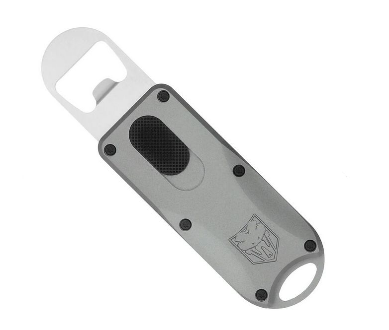 CobraTec OTF Bottle Opener Aluminum/Steel Gray