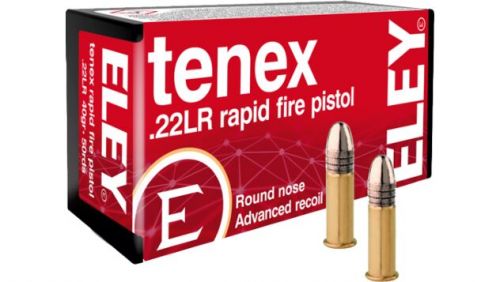 ELEY Tenex Rapid Fire Pistol .22 LR 40 Grain RN Match