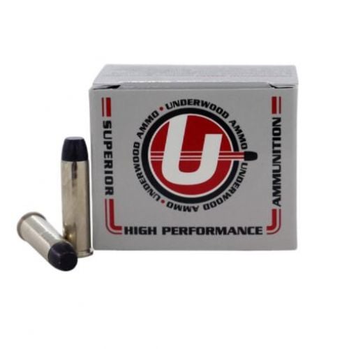Underwood Ammo 357 Mag, 180 Grain, Lead Flat Nose Gas Check, 20/Box