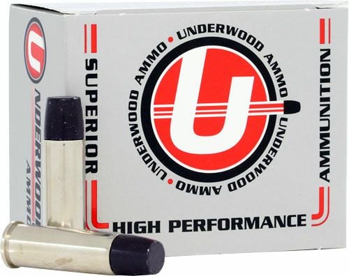 Underwood Ammo 9x18mm Makarov 115 Grain Coated Hard Cast Nickel Plated Brass Cased Pistol Ammo 20 Rounds