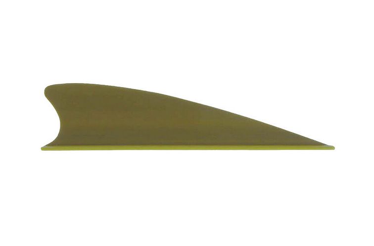 Tac Vanes Matrix Polymer Fletching 2.25 36 Pack - OD Green