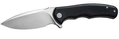 CIVIVI KNIFE MINI PRAXIS 2.98 BLACK G10/SATIN FINISH D2