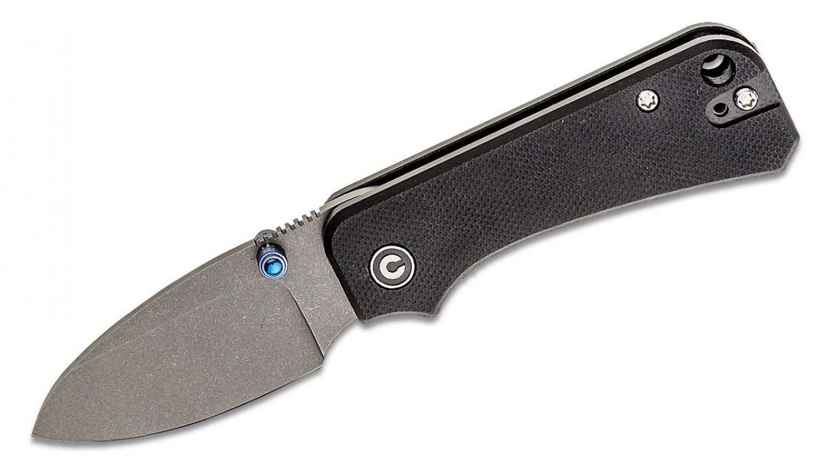 CIVIVI KNIFE BABY BANTER 2.34 BLACK G10/GRAY STONEWASH
