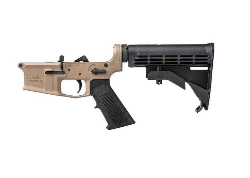 Aero Precision M4E1 Complete Lower Receiver M4 Stock A2 Grip FDE