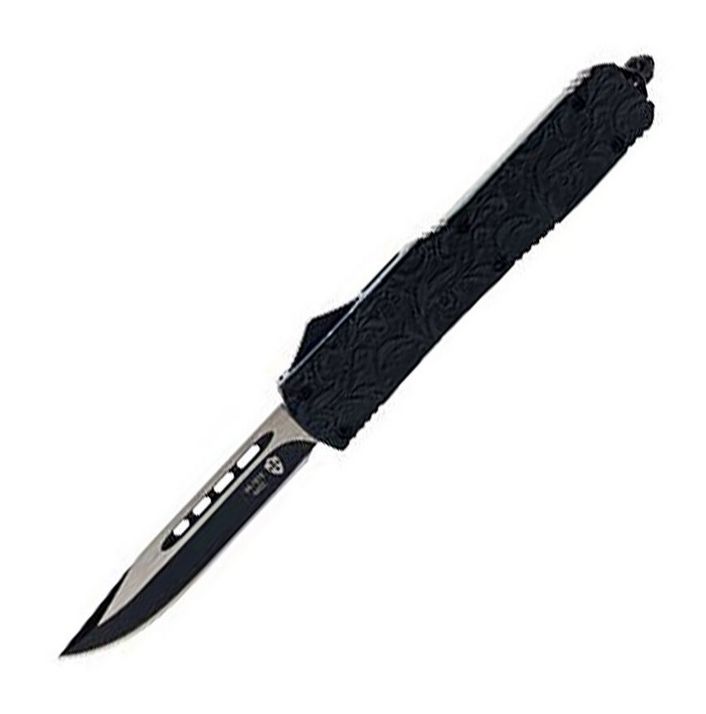 Templar Knife Slim Maiden OTF Knife 3.5 Black SS Plain Drop Point