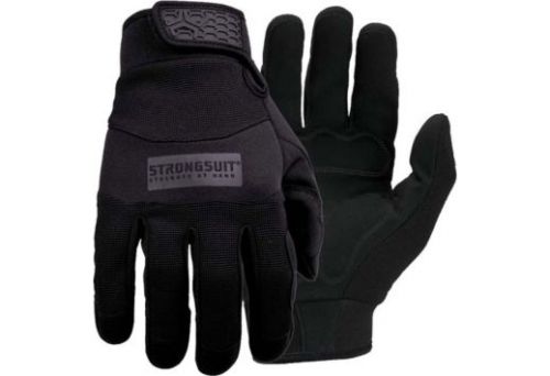Strongsuit General Utility Pls Gloves Large Black Lthr Palm