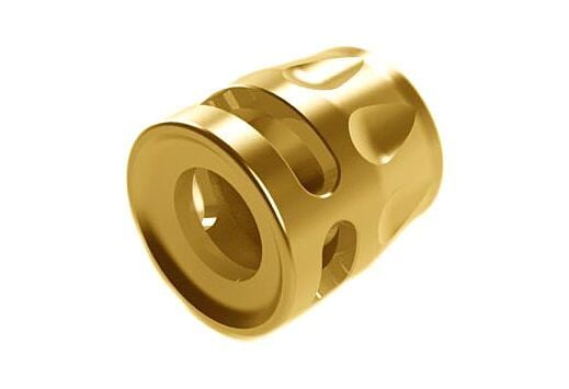 True Precision Mini Compensator 1/2x28 Gold Tin