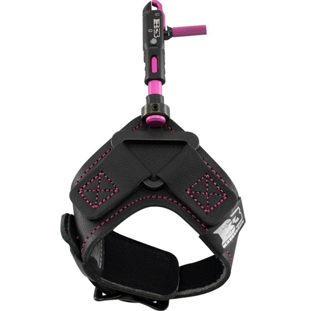 B3 Archery Release Tigress Single Jaw Swivel Stem Black/Pink