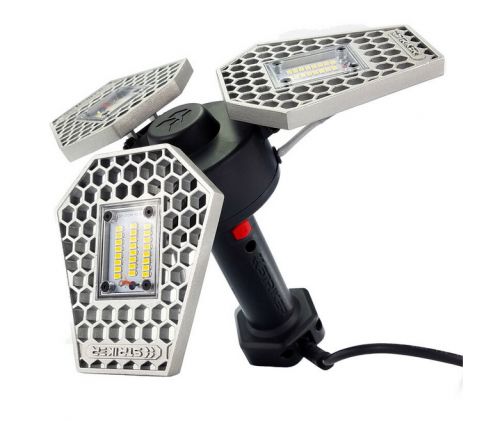 Striker TRiLIGHT ShopLight White LED 3000 Lumen Plug In Aluminum Silver/Black