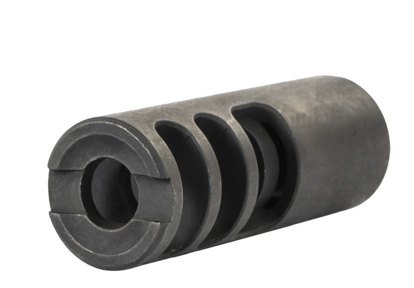 Arsenal AK-20 Style Muzzle Brake 7.62x39 14x1mm LH Threads Stainless Steel