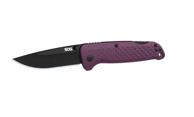 SOG KNIFE ADVENTURER LB 3.5 BLADE DUSK PURPLE/BLACK