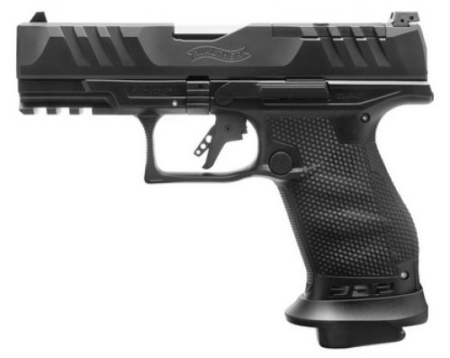 Walther Arms PDP Pro-E Compact 9mm Semi Auto Pistol 4 Black, Optic Ready, 18+1