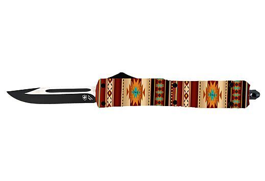 Templar Knife Slim OTF Red Saddle Blanket 3.1 Black DP