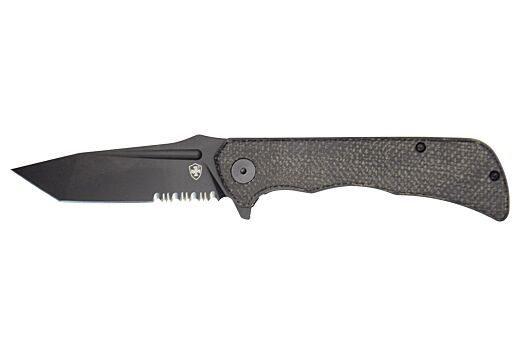 Templar Knife Paladin Folder 3.27 Black Micarta Tanto D2