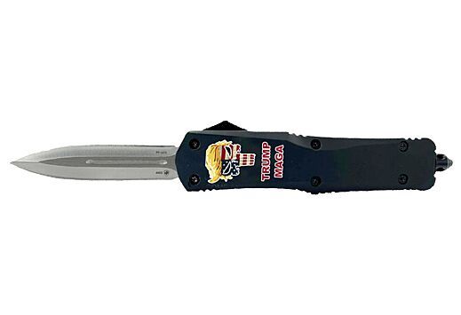 Templar Large knife OTF Trump 2024 Maga 3.5 Silver Dagger