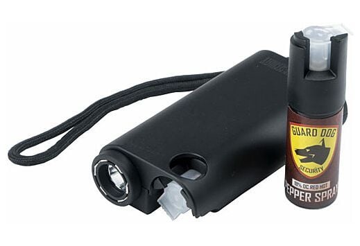 Guard Dog Olympian 3-IN-1 Stun Gun/Light/Pepper Spray - Black