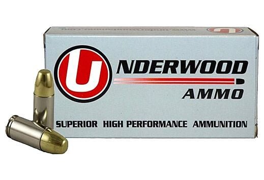 Underwood Ammo 9mm +P+, 147 Grain, Full Metal Jacket, 50/box